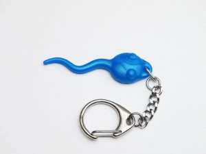 Blue Flip Fitting PartNumber: Splitring 0124 || Keyring 0125 || Adloop 0126